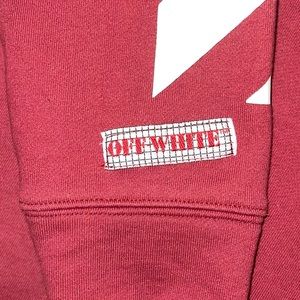 Red Off-White Crew Neck “Seeing Things”